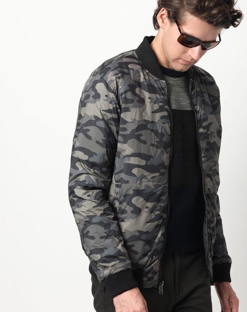 camouflage reversible jacket