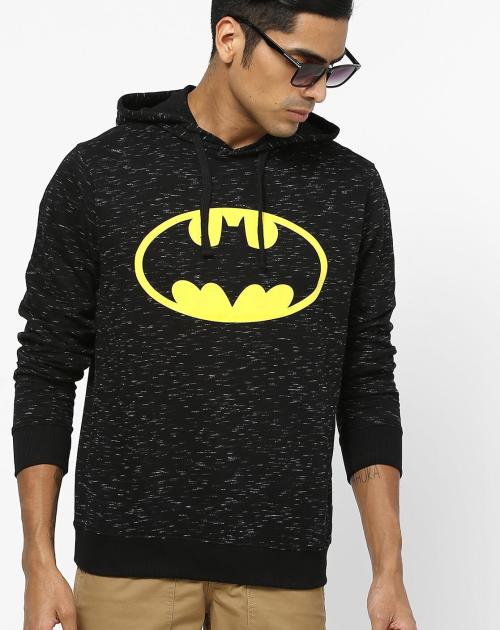 Batman Print Hooded Sweatshirt