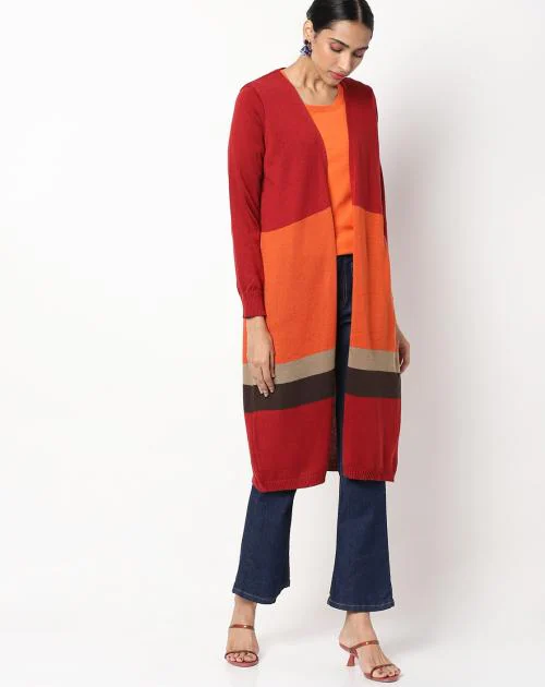 Colourblock Long Shrug