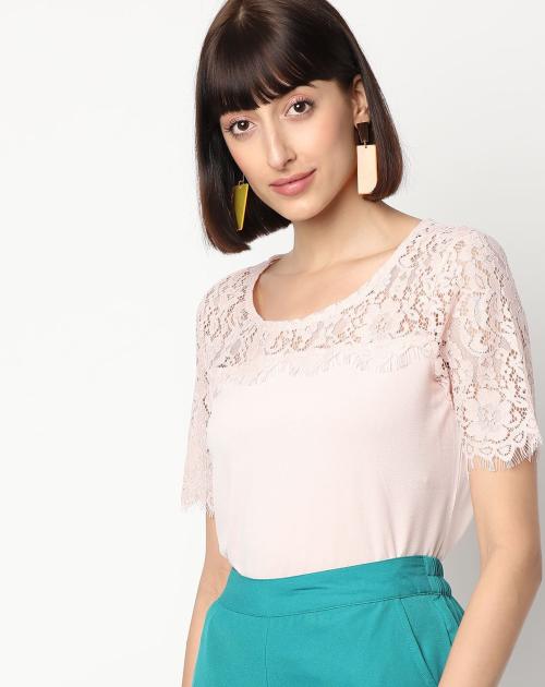 Eyelash Lace Top