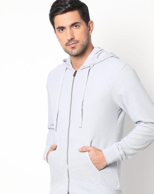Zip-Front Hoodie with Kangaroo Pockets