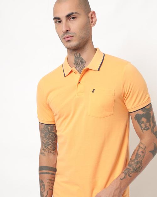 Slim Fit Pocket Polo T-shirt