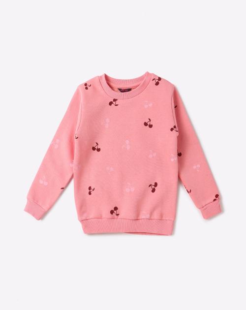 Printed Round-Neck Sweatshirt