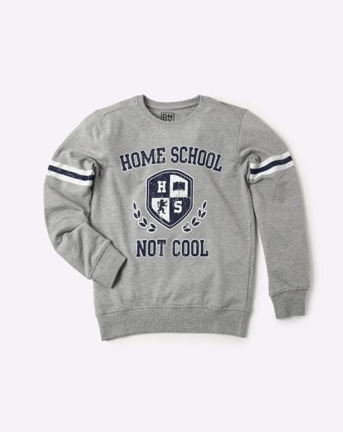 Graphic Print Crew-Neck Sweatshirt