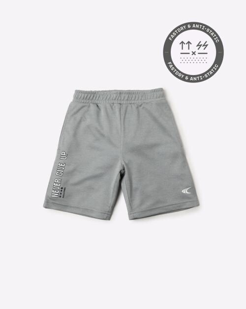 Shorts with Placement Typography