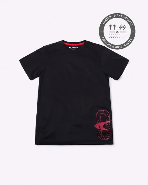 Placement Print Round-Neck T-shirt