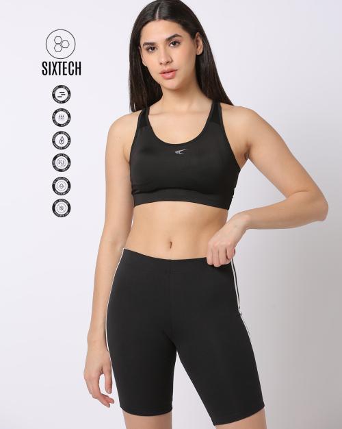Training Heathered Racerback Sports Bra