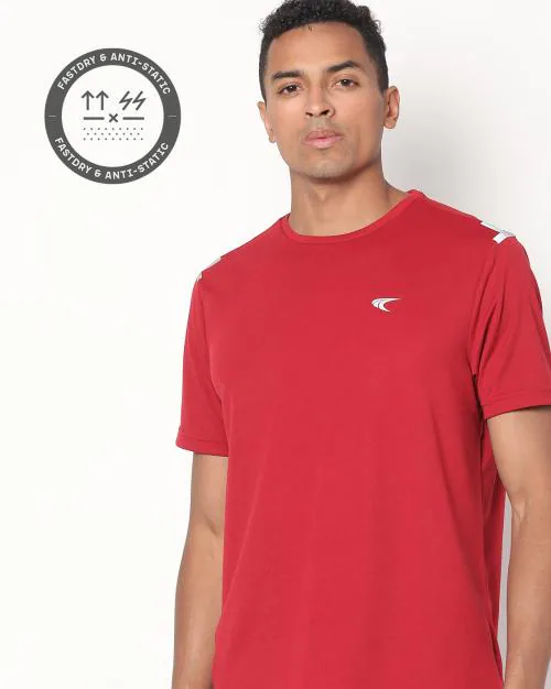 Crew-Neck T-shirt with Logo Print