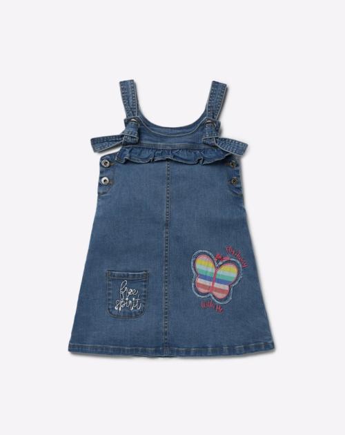 Denim Dungaree with Pockets