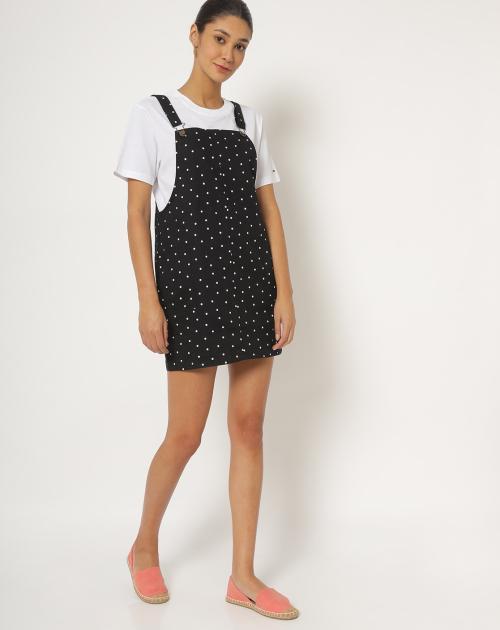 Printed Fitted Dungarees