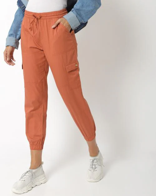 Buy Cropped Cuffed Cargo Pants Online at Best Prices in India JioMart.