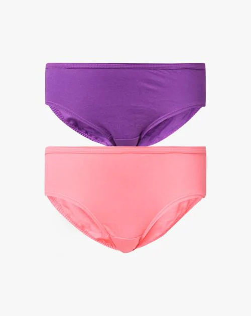 Buy Pack of 2 Cotton Mid Rise Hipster Panty Online at Best Prices in