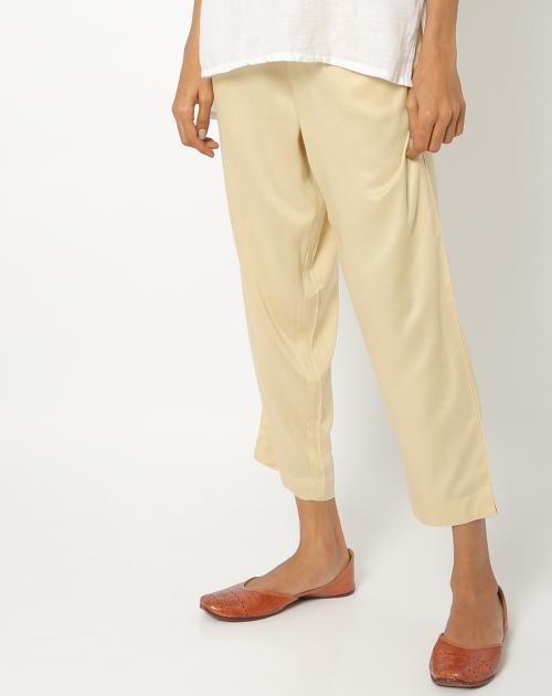 Ankle-Length Pants with Insert Pockets