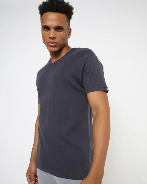 Regular Fit Core Rib V-Neck T-Shirt