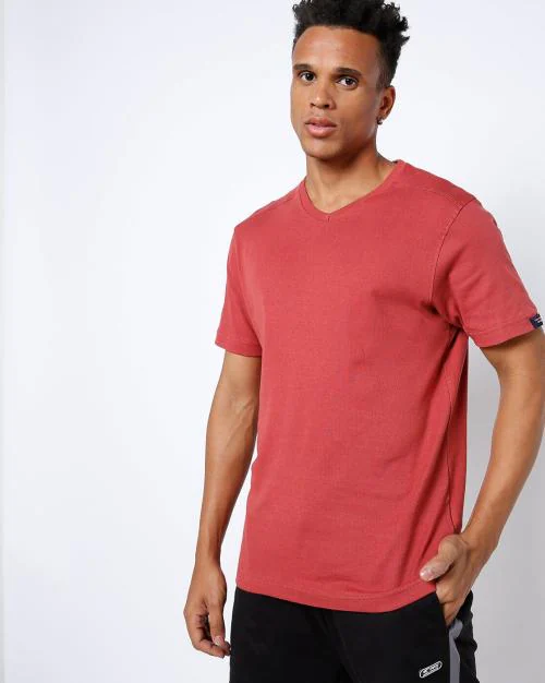 Regular Fit Core Rib V-Neck T-Shirt