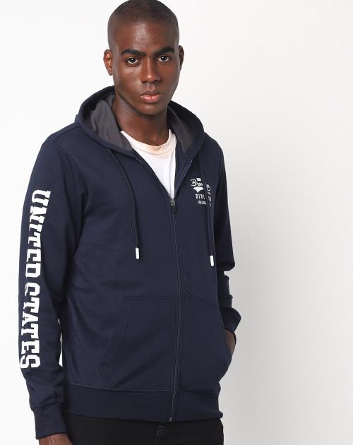Zip-Front Hoodie with Insert Pockets