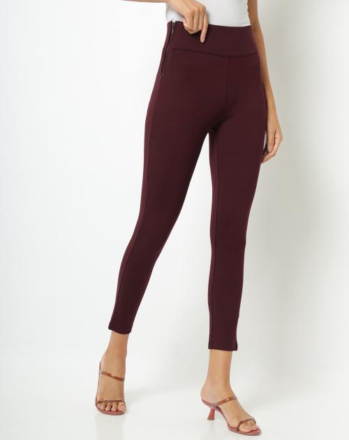 Treggings with Side Zipper
