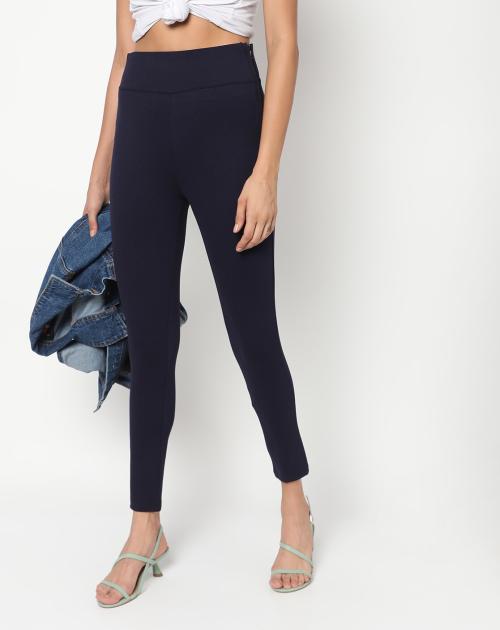 Treggings with Side Zipper