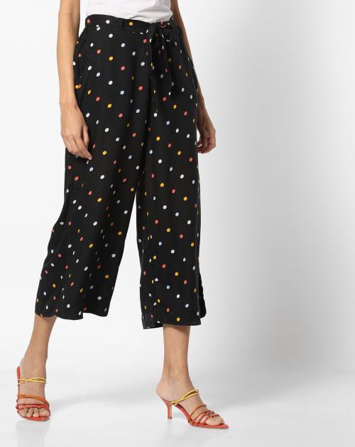 Polka-Dot Print Culottes