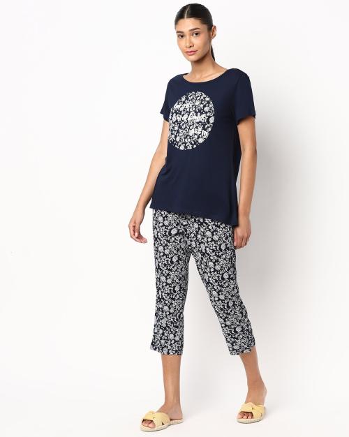 Lounge T-shirt & Capris Set