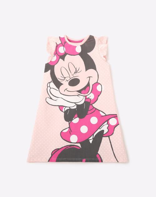 Minnie Mouse Print A-line Dress