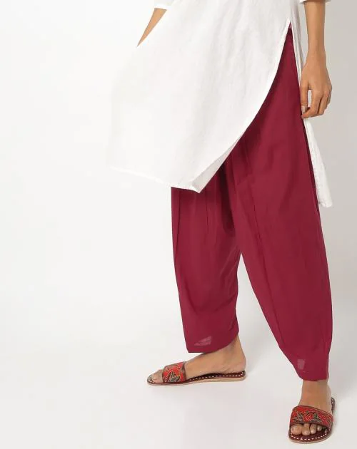 Salwar Pants with Drawstring Waist