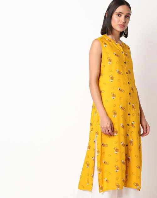 mandarin collar kurtis