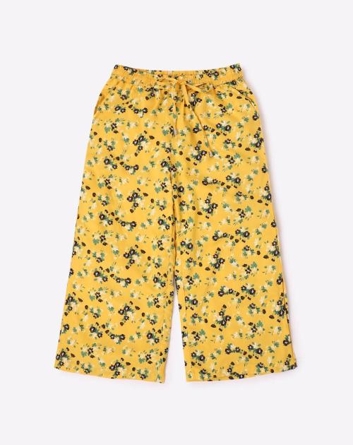 Floral Print Culottes