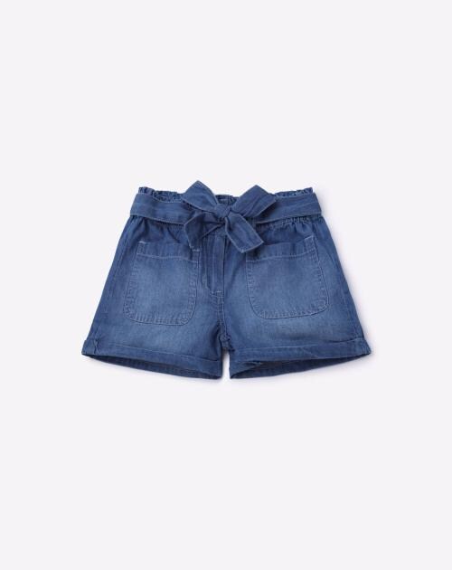 Shorts with Paper Bag Waist