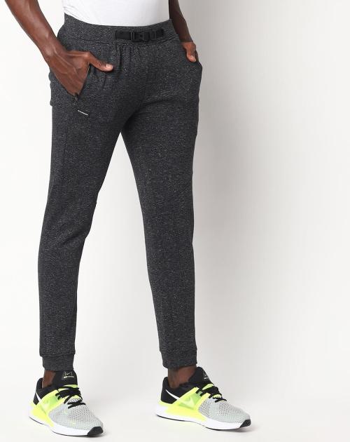 Knitted Joggers with Clip Buckle