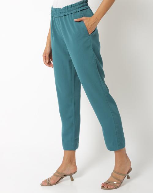 Ankle-Length Pants with Insert Pockets
