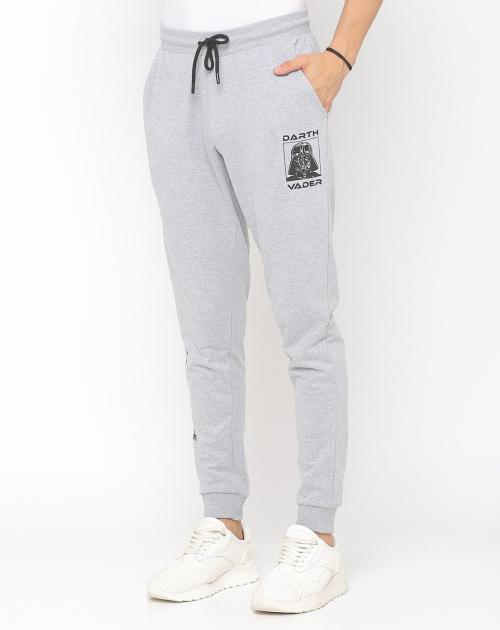 Darth Vader Print Joggers with Drawstring Waist