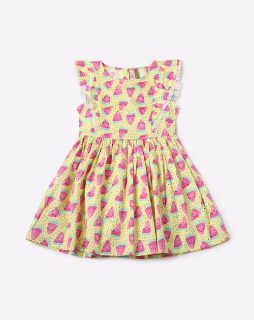 Printed Flared Dress