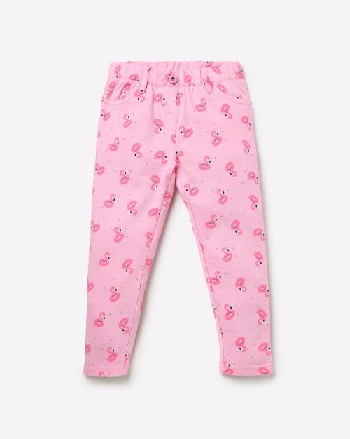 Flamingo Print Looper Pants