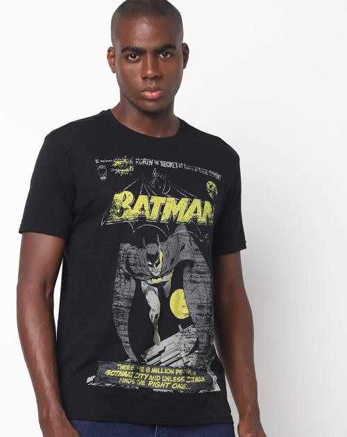 Batman Print Crew-Neck T-shirt
