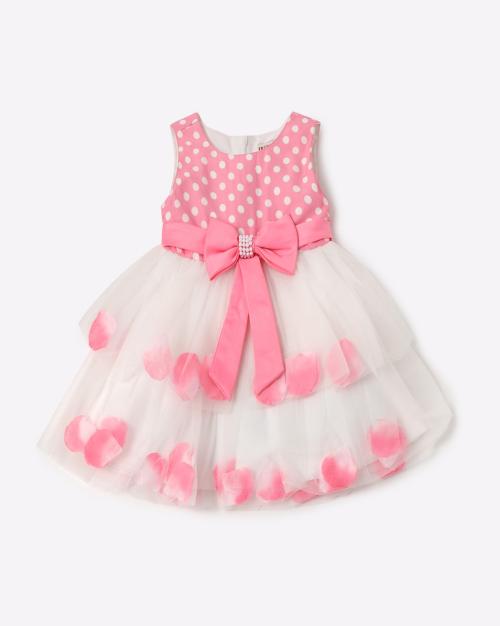 Polka-Dot Sleeveless Tutu Dress