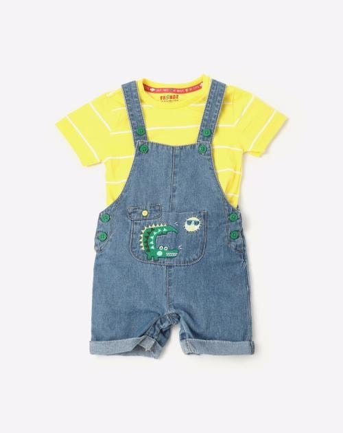 Denim Dungaree Set