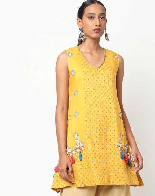 Printed Sleeveless Tunic