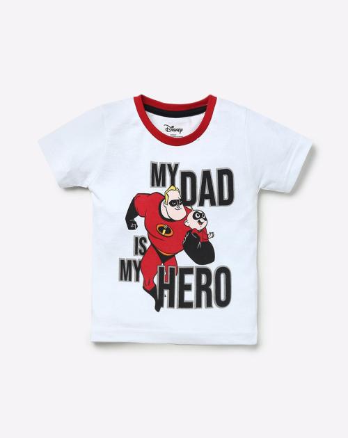 Graphic Print Crew-Neck T-shirt