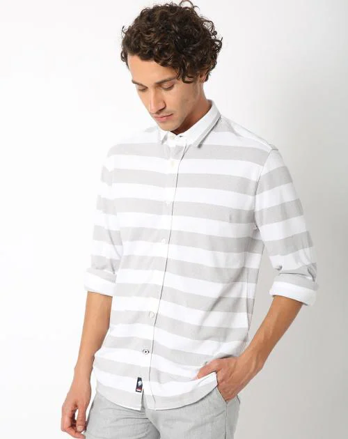 Striped Full Sleeves Shirt