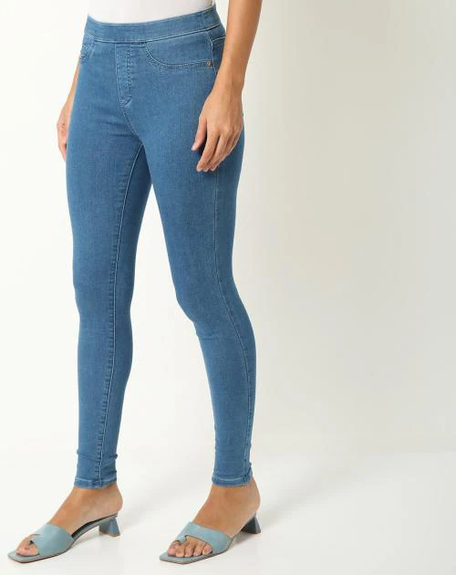 Jeggings with Elasticated Waistband