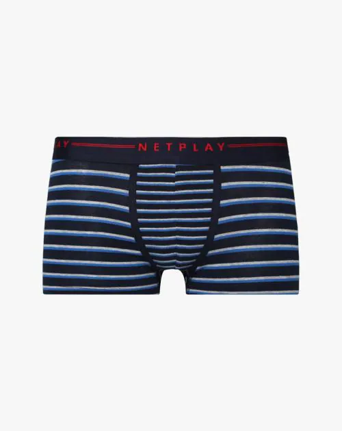 Striped Trunks with Elasticated Waistband