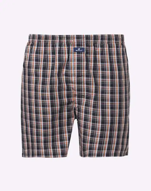 Checked Boxers with Elasticated Waistband