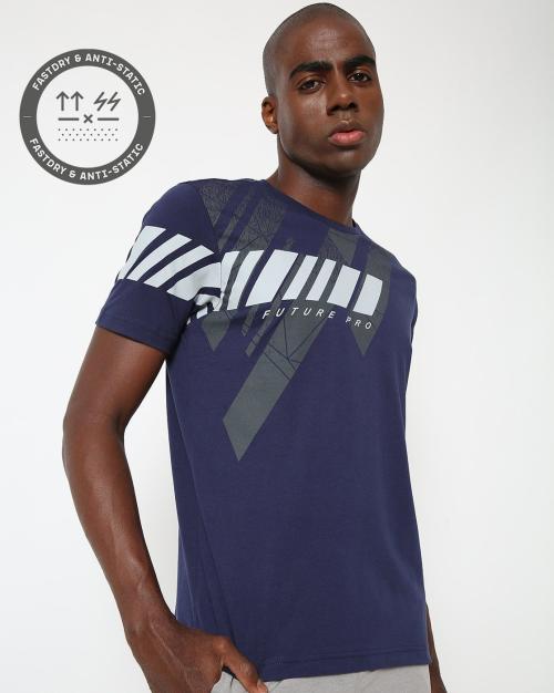 Graphic Print Crew-Neck T-shirt