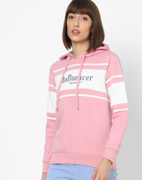 Typographic Print Hoodie