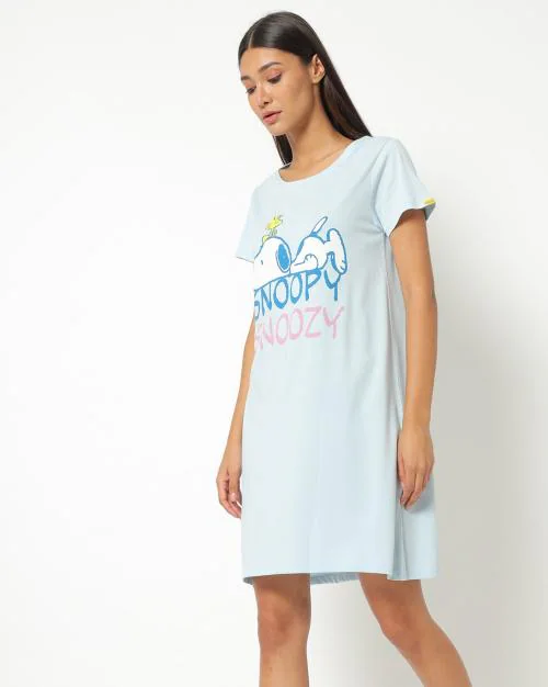 Snoopy Print Night Dress