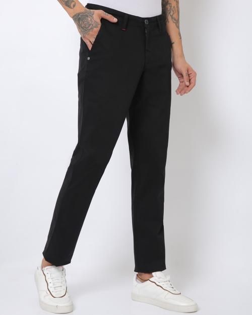 Flat-Front Slim Fit Trousers