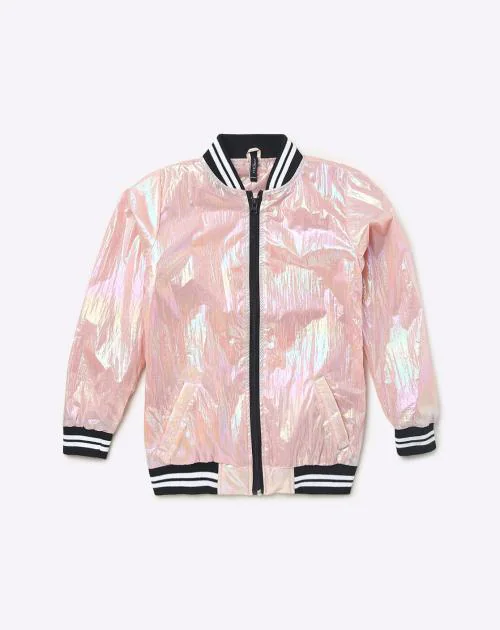 Holographic Bomber Jacket