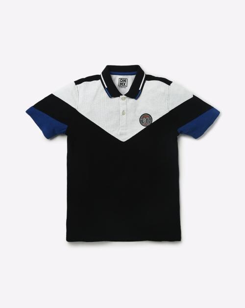 Colourblock Polo T-shirt