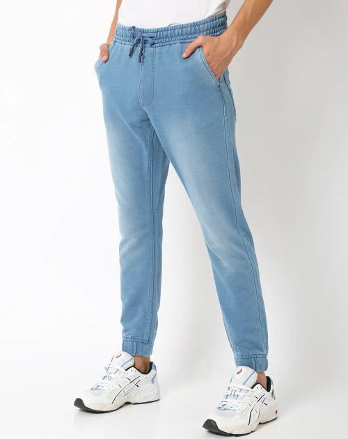 light wash jogger jeans